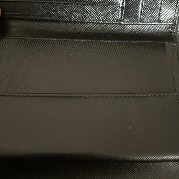 Prada wallet black silk Gold & black hardware - Picture 10 of 12